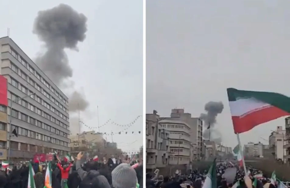 (Видео) Експлозија во Техеран за време на протест, толпата скандираше: „Смрт за Америка и Израел“