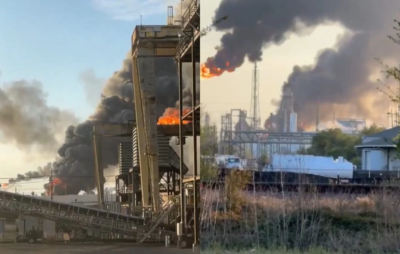 (Видео) Експлозија во рафинерија во Тексас: избувнува пожар