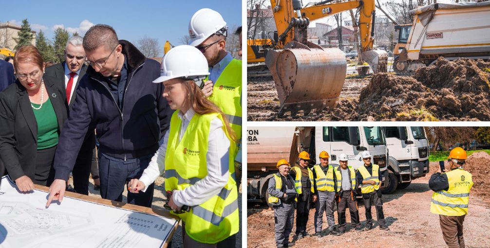 (Видео) Мицкоски: Почна изградбата на новиот кампус на Универзитетот „Мајка Тереза“, инвестиција од 42 милиони евра