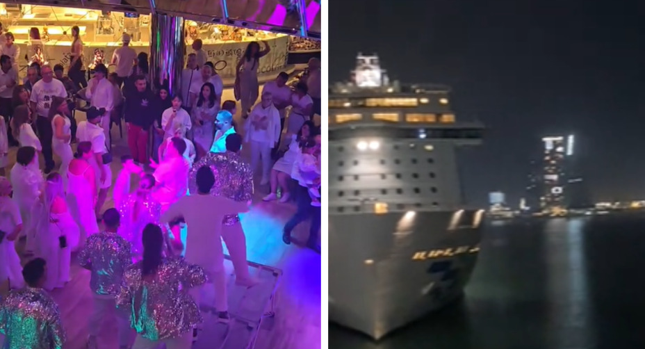 (Видео) Патници заробени на крузери во Дубаи: додека се слушаат експлозии некои танцуваа покрај базен