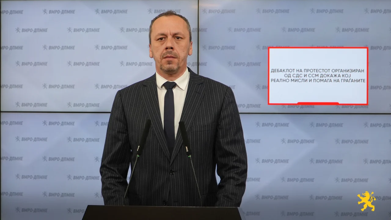 (Видео) Петрушевски: Дебаклот на протестот организиран од СДС и ССМ докажа кој реално мисли и помага на граѓаните