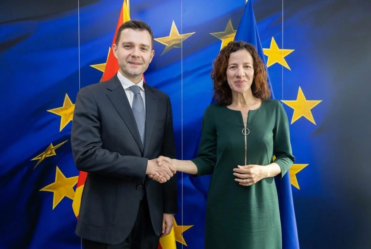 Муцунски се сретна со извршната потпретседателка на Европската комисија: нагласена заложбата за зајакнување на квалитетот и усогласеноста на образовниот систем со европските стандарди