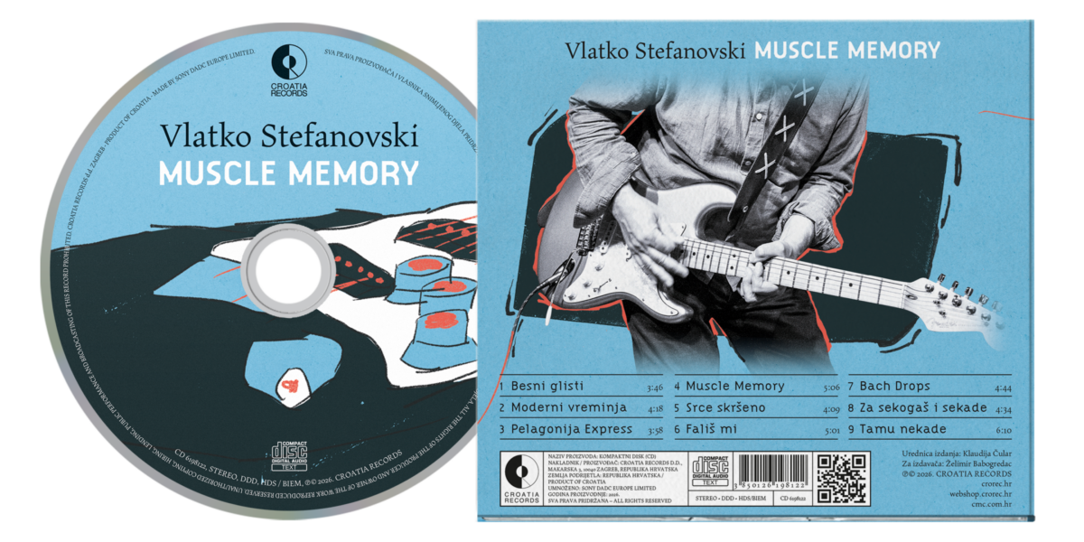 Новиот албум на Влатко Стефановски - „Muscle Memory“ во продажба од 20 март
