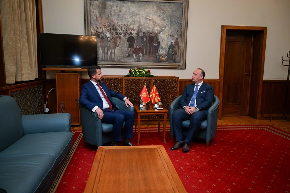 Парламентарен дијалог и билатерални односи: претседателот на Црна Гора во посета на Собранието