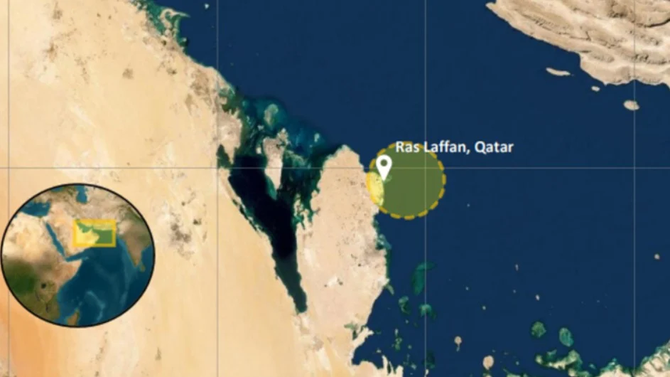 Проектил погоди брод кај Катар