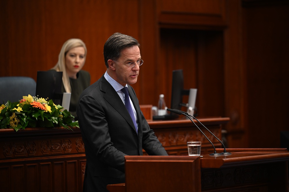 Руте ја поздрави посветеноста на Македонија во зголемувањето на процентот за безбедност и напорите за помош на Украина