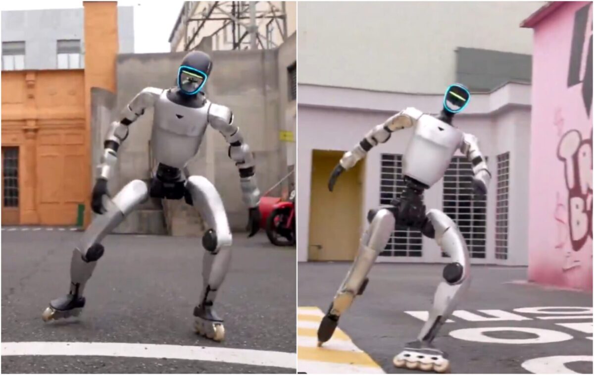 (ВИДЕО) Лизга, танцува, вози ролерки: Овој робот е створен за акробации