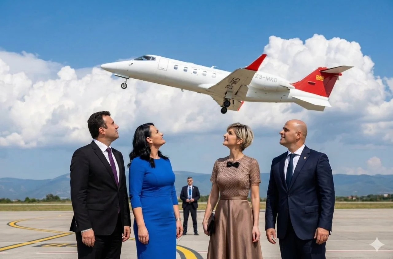 Во државниот авион со децата и со сопругите се качувале Заев и Ковачевски, како премиери, Османи е најчест патник со 72 лета  