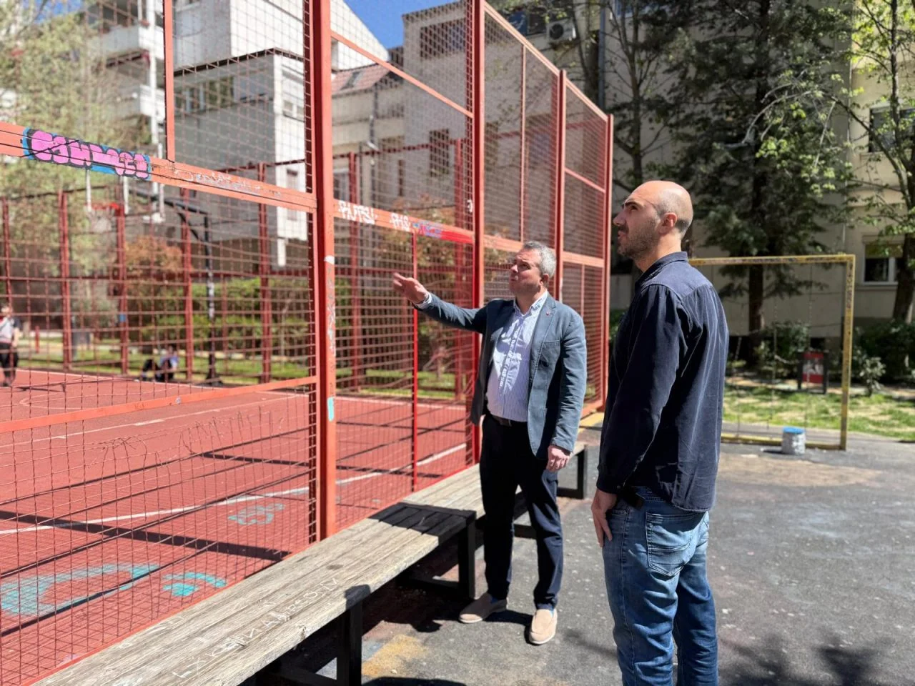 Герасимовски: Целосна реконструкција на детското игралиште во Дебар Маало, побезбедна игра за малите центарци