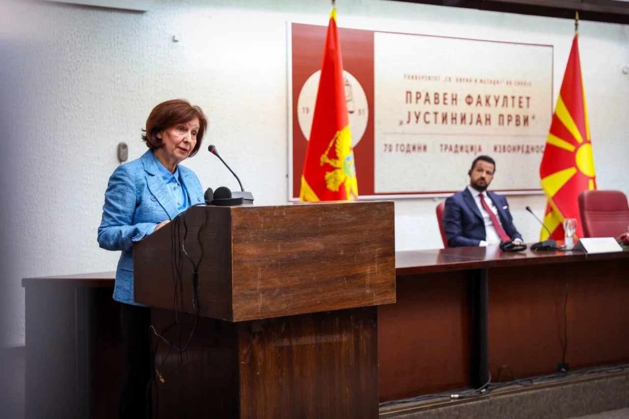 Европскиот совет пред наоѓање модус за брза интеграција на Западниот Балкан, ако сака навреме да го заштити регионот од сериозни закани: Сиљановска-Давкова и Милатовиќ на Правниот факултет