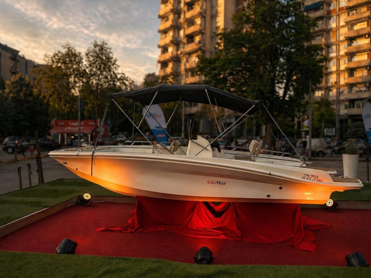 Промоција на новиот македонски бренд УниМар и моделот Stia 580 – гордост на домашната наутичка индустрија