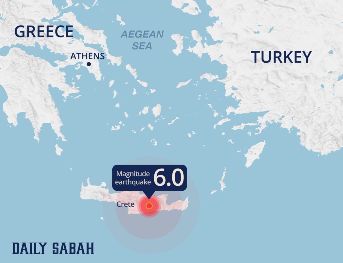 Силен земјотрес од 5,8 степени кај Крит: потресот почувствуван низ целиот источен дел од островот