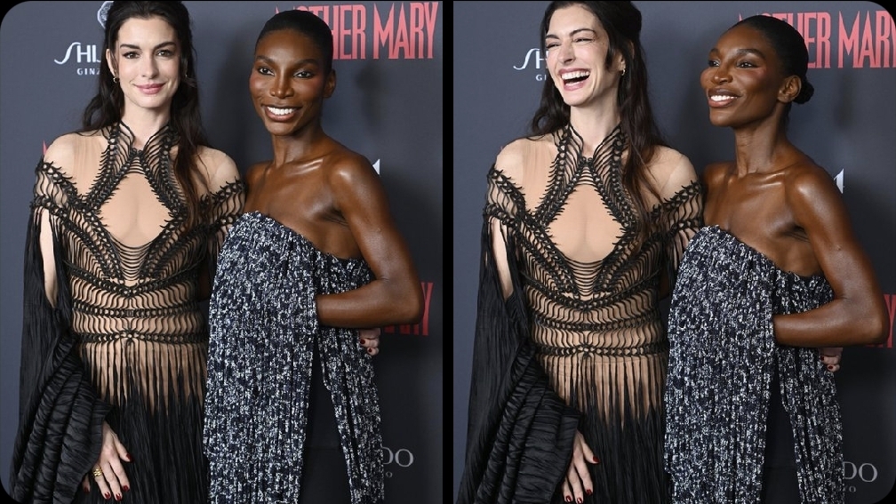 Холивудски гламур во Лондон: Ен Хатавеј и Микаела Коел блеснаа на премиерата на „Mother Mary“