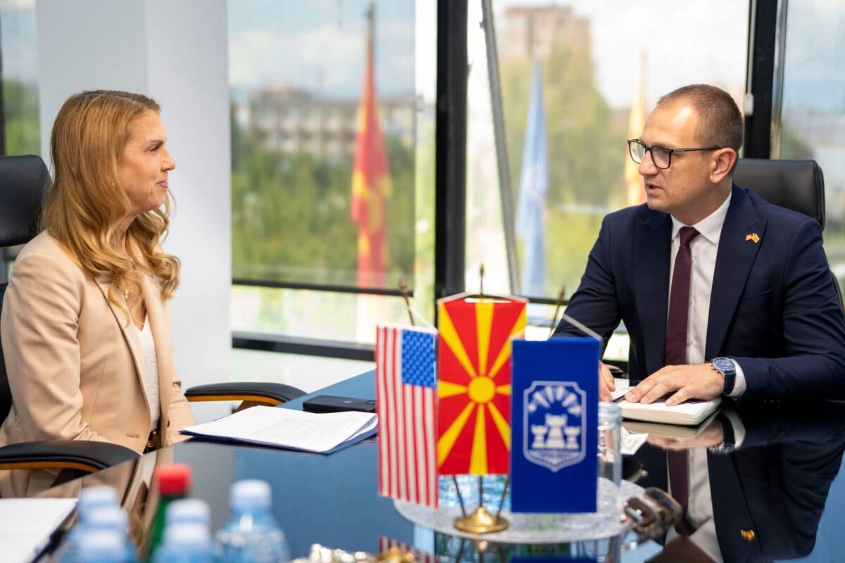 Проданоски се сретна со американската амбасадорка Варнс: Во фокусот развојот на Прилеп и продлабочување на соработката
