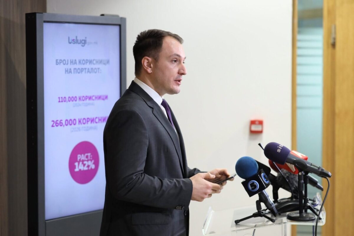 Андоновски: Над 340.000 барања поднесени преку uslugi.gov.mk – дигиталните услуги бележат рекорден раст