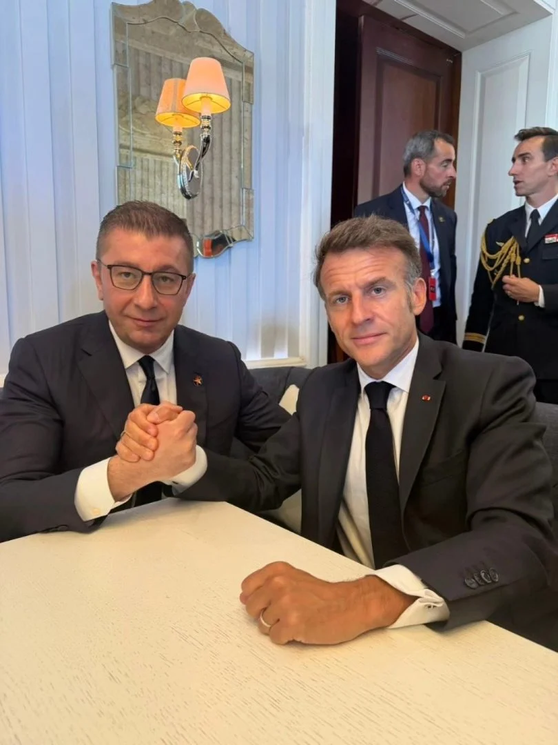 Мицкоски: Имав пријателска средба со Макрон, Франција е една од највлијателните држави во Европа