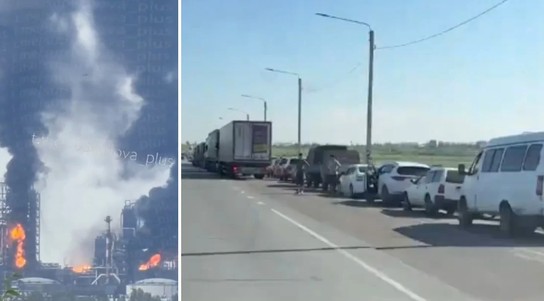 (Видео) Рафинериите под удар, пумпите без гориво: Русија се соочува со последиците од украинските напади