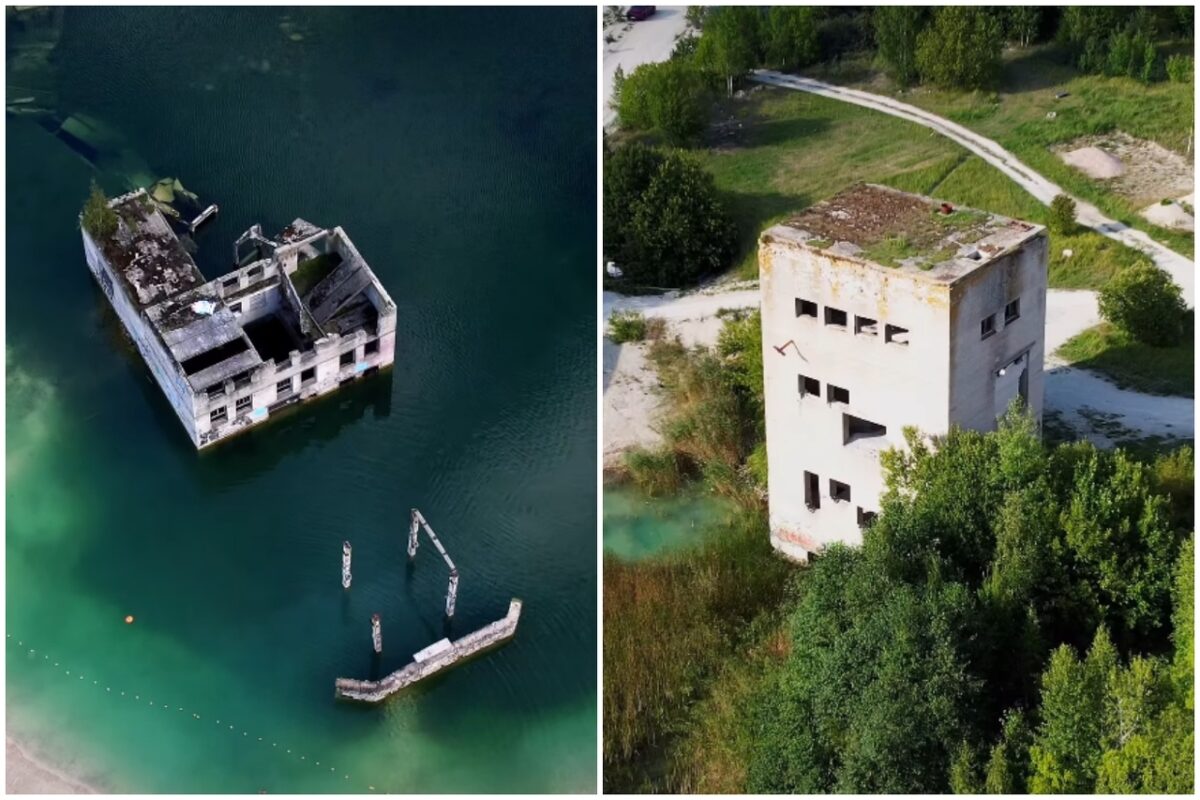 Изгледа како рајска лагуна, но под тиркизната вода се крие мрачна тајна од советската ера