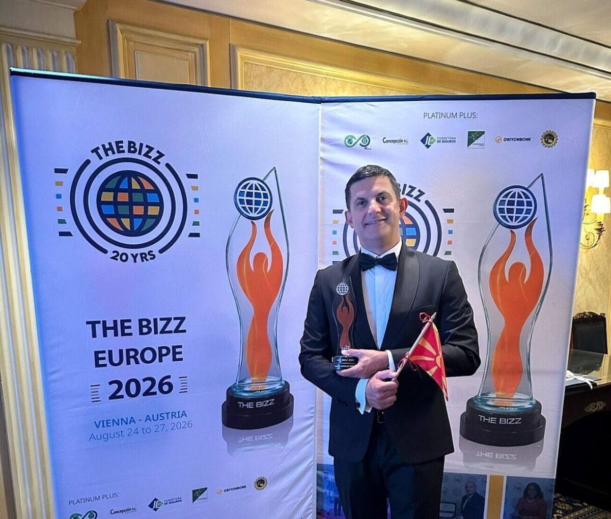 Д-р Небојша Баткоски прогласен за светски бизнис-лидер на THE BIZZ Awards 2026