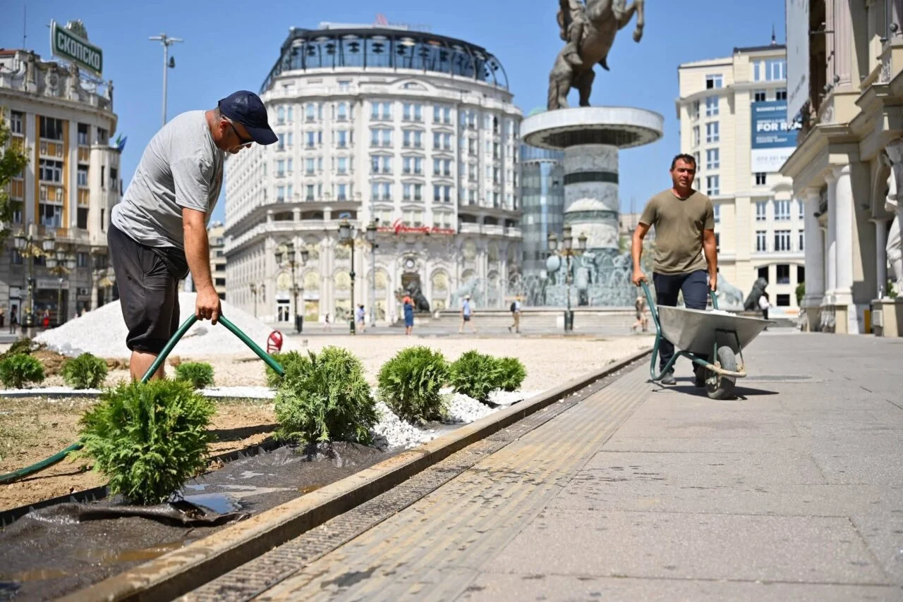 Од „ливада“ до зелена оаза: Плоштадот „Македонија“ добива ново лице, вели Ѓорѓиевски