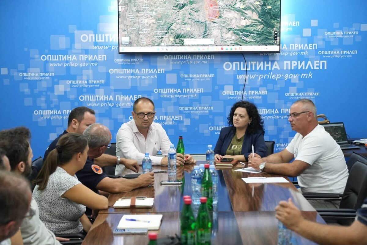 Проданоски: Сите расположливи сили се ставени во функција – приоритет е заштитата на населените места во Мариово