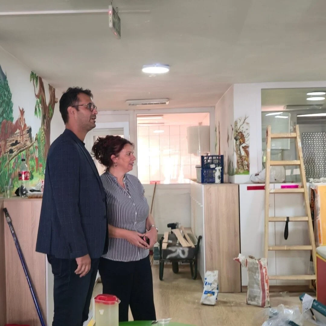 (Фото) По 40 години целосна реконструкција на три занимални во клонот „Детелинка“ во Ѓорче Петров