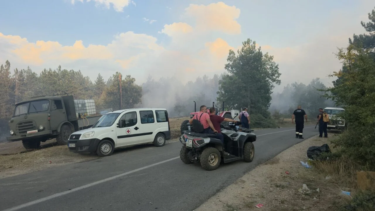 (Фото+видео) 300 луѓе на терен го гаснат големиот пожар кај Бигла