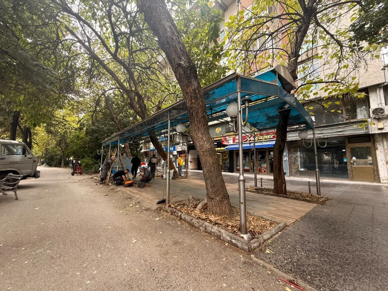 Герасимовски: Отстранета нелегалната конструкција на „Даме Груев“ , јавниот простор вратен на граѓаните