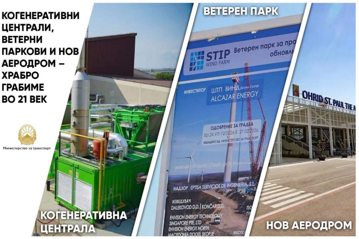 Николоски: Градиме капитални проекти што ќе траат 100 години - Македонија се гради за идните генерации