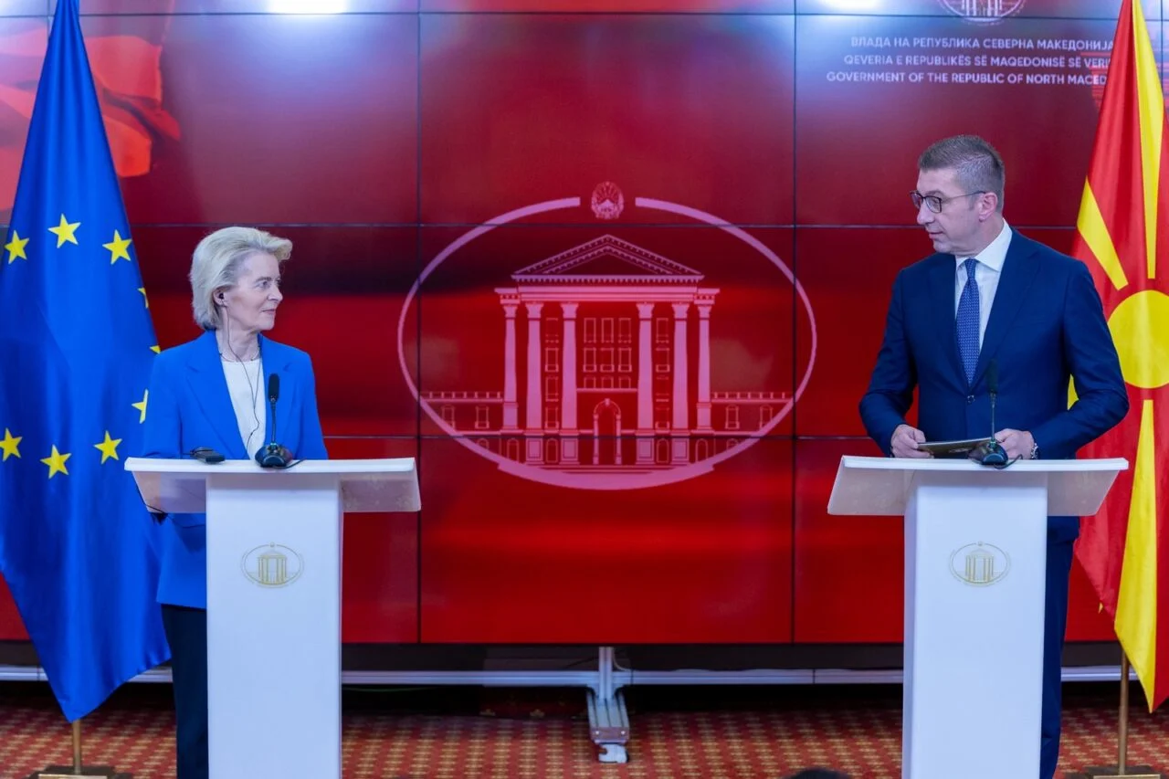 (Видео) Мицкоски пред Фон дер Лајен: Бараме процес кој ќе биде фер и заснован на јасни правила