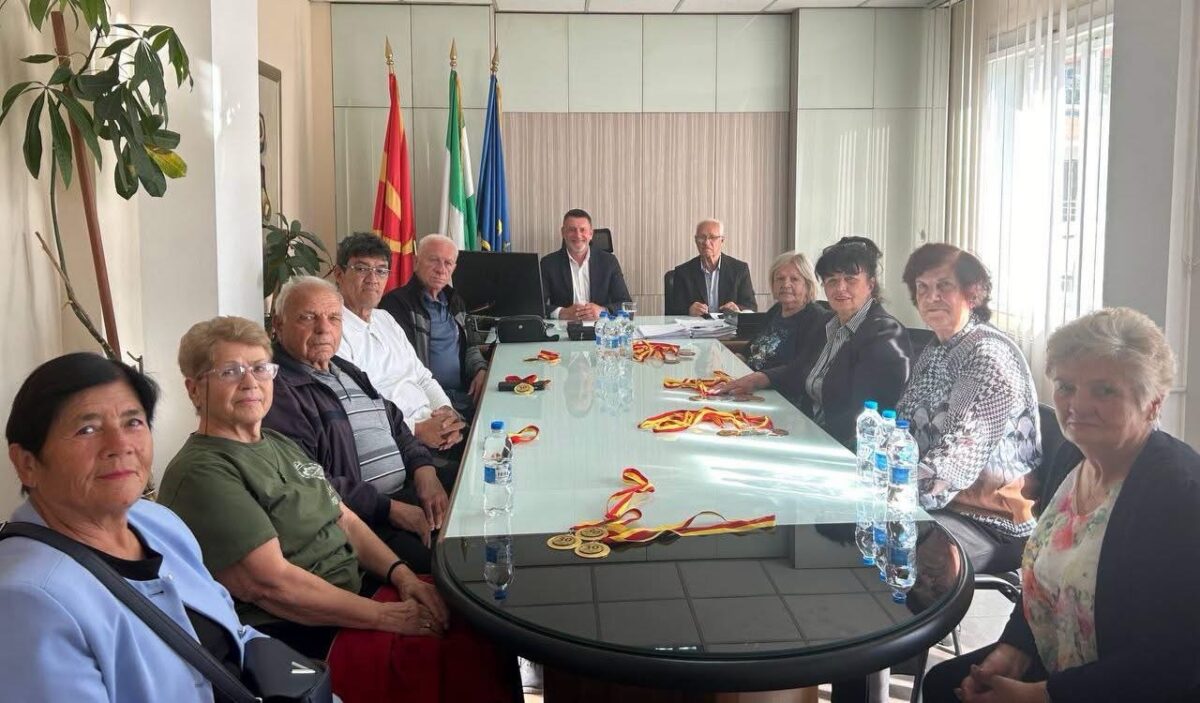 Тоневски ги пречека пробиштипските пензионери: Со три медали до четврто место на републичките натпревари